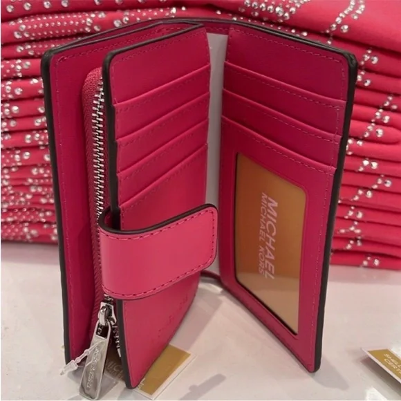 Michael Kors Pink Floral Wallet - Picture 10 of 14